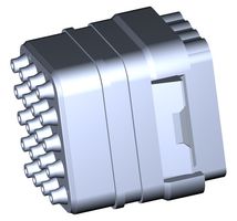 TE CONNECTIVITY DMC-M 20-22 AN 嵌芯模块, KEY N, 公, 20路, 4排