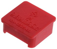 TE CONNECTIVITY 104-0235-00 DUST CAP, POLYETHYLENE, RED