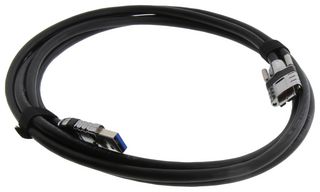 L-COM CAU3DCVISAMB-2M USB CORD, 3.0 A PLUG-MICRO B PLUG, 6.6FT