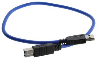 L-COM U3A00006-05M 线缆, USB, 3.0 A 插头-B 插头, 19.7英寸