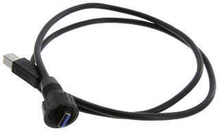 L-COM U3A00006-1M 线缆, USB, 3.0 A 插头-B 插头, 3.3英尺