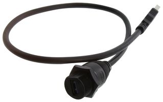 L-COM U3A00018-05M 线缆, USB, 3.0 A 插头-A 插座, 19.7英寸