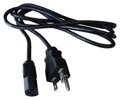 MULTICOMP PRO MC-191 电源线, NEMA 6-15P-IEC C13, 6.6英尺