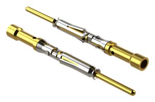 AMPHENOL SINE/TUCHEL MP24W23F CIRCULAR CONTACT, PIN, 26-24AWG, CRIMP