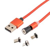 L-COM CAU2A-3IN1MAG-2M 线缆, 540°旋转智能 指示器 磁性 CA