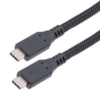 L-COM CAU4CC-40P-05M 线缆, USB 4.0 C 公至公 电缆, 40GBPS, 10