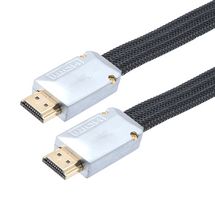 L-COM HDMIFLATMM-3M CABLE ASSY, 19POS, HDMI PLUG-PLUG, 9.8