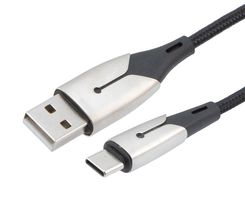 L-COM USBCA2LED-MM-1M 线缆, USB2.0 发光二极管 AM至CM 电缆