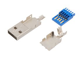 L-COM USBCN3-A. 连接器, USB 连接器, 3.0 类型 A, 公, 9路