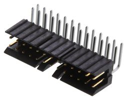 AMPHENOL COMMUNICATIONS SOLUTIONS 78207-126HLF 连接器, 直角, 26路, 2排, 2.54MM