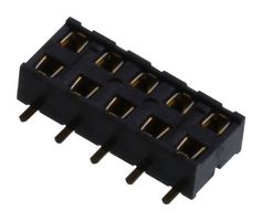 AMPHENOL COMMUNICATIONS SOLUTIONS 91596-110LF 连接器, 母, 10路, 2排, 2MM