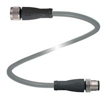 PEPPERL+FUCHS V15-G-2M-PUR-ABG-V15-G 传感器线缆, 5P M12 母-M12 公, 2M