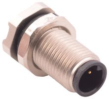 NORCOMP 851-002-103R001. 传感器连接器, M5, 公, 2路, 面板