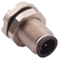 NORCOMP 852-002-113R001. 传感器连接器, M5, 公, 2路, 面板