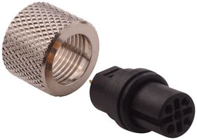 NORCOMP 858-005-203RSU4. 传感器连接器, M12, 母, 5路, 电缆