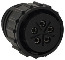 AMPHENOL INDUSTRIAL APC06-18-11S 圆形连接器, 公, 5路, 压接