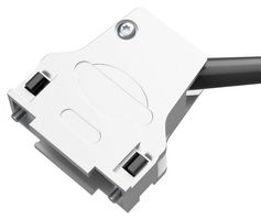 POSITRONIC D15000CSE50/AA. 连接器后盖, D-SUB 连接器后盖, 45 度, 尺寸 DA