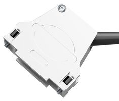 POSITRONIC D25000CSE50/AA. D SUB BACKSHELL, 45 DEG, SIZE DB