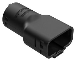 AMPHENOL SINE/TUCHEL ATMBS-034-1205 BACKSHELL, 180DEG, 12POS, BLACK