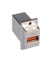 L-COM ECF504-UAAS-HR. USB ADAPTER, TYPE A RCPT-RCPT, SHLD