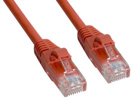 AMPHENOL CABLES ON DEMAND MP-5ERJ45UNNO-005 PATCH CABLE, RJ45 PLUG, 5 , ORANGE