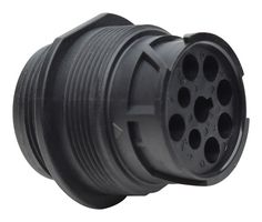 AMPHENOL SINE/TUCHEL AHD10-9-1939PR-B022 CIRCULAR CONNECTOR, RCPT, 9POS, PANEL