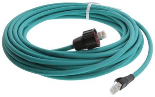 L-COM TRG695AHF1-10M 电缆, RJ45 公-RJ45 公, 32.81英尺