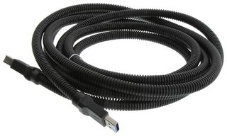 L-COM U3A00072-3M 电缆, USB, 3.0 A 公-B 公, 蓝色, 9.8英尺