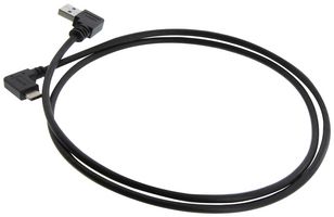 L-COM U3A00078-1M 电缆, USB, 3.0 A 公-C 公, 黑色, 3.3英尺