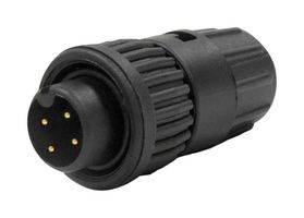 SWITCHCRAFT/CONXALL 6282-4PG-321 CIRCULAR SEALED CONN, PLUG, 4POS, CABLE