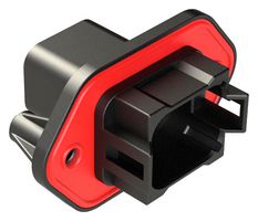 AMPHENOL SINE/TUCHEL AT04-08PB-PM11 RCPT HOUSING, 8POS, THERMOPLASTIC, BLK