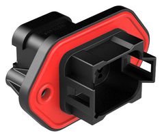 AMPHENOL SINE/TUCHEL AT04-08PB-PM13 RCPT HOUSING, 8POS, THERMOPLASTIC, BLK