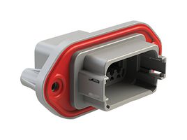 AMPHENOL SINE/TUCHEL AT04-12PA-PM12 RCPT HOUSING, 12POS, KEY-A, PLASTIC