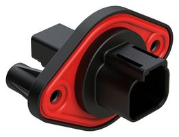AMPHENOL SINE/TUCHEL AT04-2P-PM11 连接器外壳, 母, 2路, 热塑性塑料, 黑色