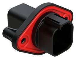 AMPHENOL SINE/TUCHEL AT04-6P-PM11 RCPT HOUSING, 6POS, THERMOPLASTIC, BLK