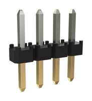 AMPHENOL COMMUNICATIONS SOLUTIONS 10138654-G03-04LF. CONN, HEADER, 4POS, 1ROW, 2MM, THT