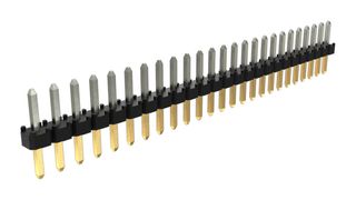 AMPHENOL COMMUNICATIONS SOLUTIONS 10138654-G03-25LF. CONN, HEADER, 25POS, 1ROW, 2MM, THT