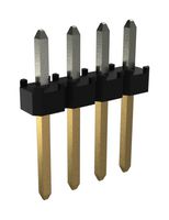 AMPHENOL COMMUNICATIONS SOLUTIONS 10138654-G04-04LF. CONN, HEADER, 4POS, 1ROW, 2MM, THT