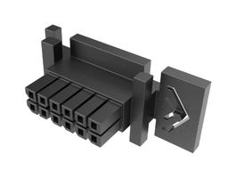 AMPHENOL COMMUNICATIONS SOLUTIONS 10159684-12GLF 连接器外壳, 母, 12路, 3MM 产品