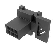 AMPHENOL COMMUNICATIONS SOLUTIONS 10160855-06GLF 连接器外壳, 公, 6路, 3MM 产品 R