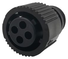 AMPHENOL INDUSTRIAL APC06-8-4S 圆形连接器, 公, 4路, 压接