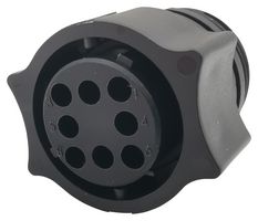 AMPHENOL INDUSTRIAL APC06-11-8S 圆形连接器, 公, 8路, 压接