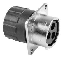 AMPHENOL SINE/TUCHEL RT00143SNHEC03 INDUSTRIAL CIR CONN, RCPT, 3POS, CRIMP