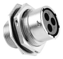 AMPHENOL SINE/TUCHEL RT07143SNH03 INDUSTRIAL CIR CONN, RCPT, 3POS, CRIMP