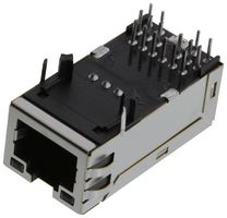TRP CONNECTOR/BEL 1840728-5 连接器, RJ45, 直角插座, 8P8C, 1端口, TH