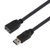 L-COM CAU3HFAX-BLK-105M