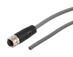 L-COM TRG887-C4G-5M 传感器线缆, 8P M12 母-自由线端, 5M