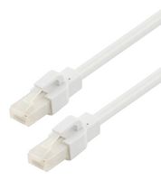 L-COM TRM695A-WHT-10F 以太网电缆, CAT6A, RJ45 公-公, 10英尺