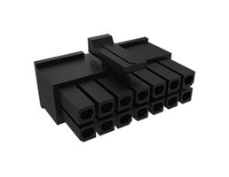 AMPHENOL COMMUNICATIONS SOLUTIONS 10127716-12LF CONNECTOR HOUSING, RCPT, 12POS, 3MM