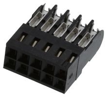 TE CONNECTIVITY - AMP 5-102398-3 WTB HOUSING, RCPT, 10POS, 2ROW, 2.54MM
